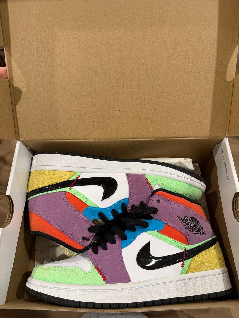 Air Jordan 1 Mid Women’s “Lightbulb” Multi color